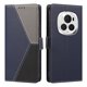 thumbnail image 4 of Cartera Plegable para Honor Magic6 Pro, PU Tricolor con Ranuras, Azul Oscuro, 4 of 6