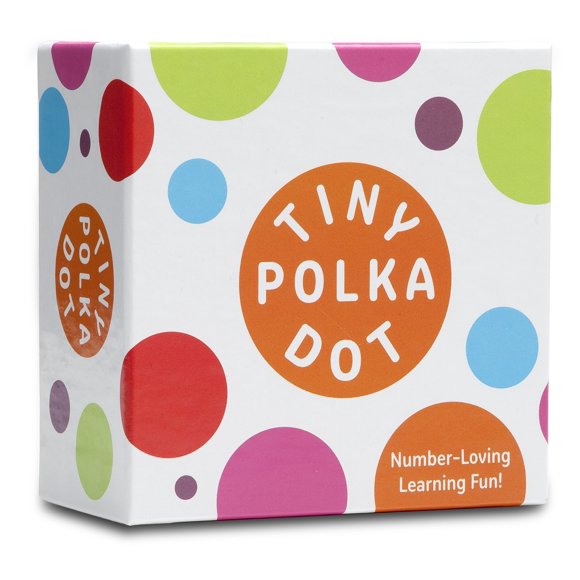 Card Deck Math for Love Tiny Polka Dot con 16 juegos de 3 a 8 años