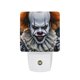 thumbnail image 1 of Payaso Pennywise Luz nocturna LED con sensor de anochecer a amanecer para dormitorio, baño, pasillo, escaleras - Lámpara LED nocturna de enchufe, 0.5W - 1 pieza, 1 of 6