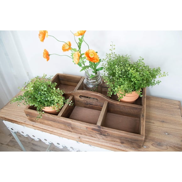 Carrito de almacenamiento decorativo Flat Wood TX USA Corporation