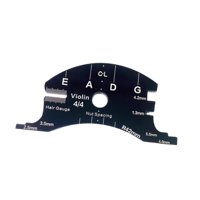 Magideal - 4/4 Plantilla De Reparación De Puentes De Violín Precisión Precisión Acrylic Compact Instrumento Puente De La Plantilla De Fabricación Herramienta De