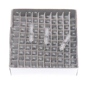 Ioensy - 100X T5 Bombilla De Luz De Vidrio Lámpara De Faros Lámpara De Luces De Automóvil Lámpara De Estilo De Automóvil