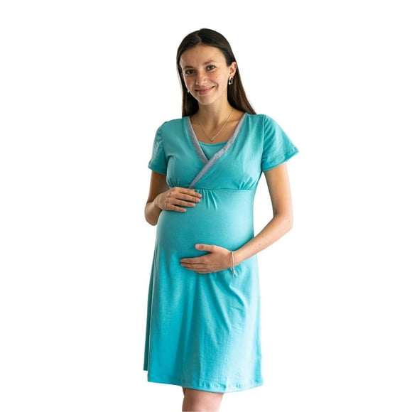 Camisola Maternal y Lactancia Aqua XXL