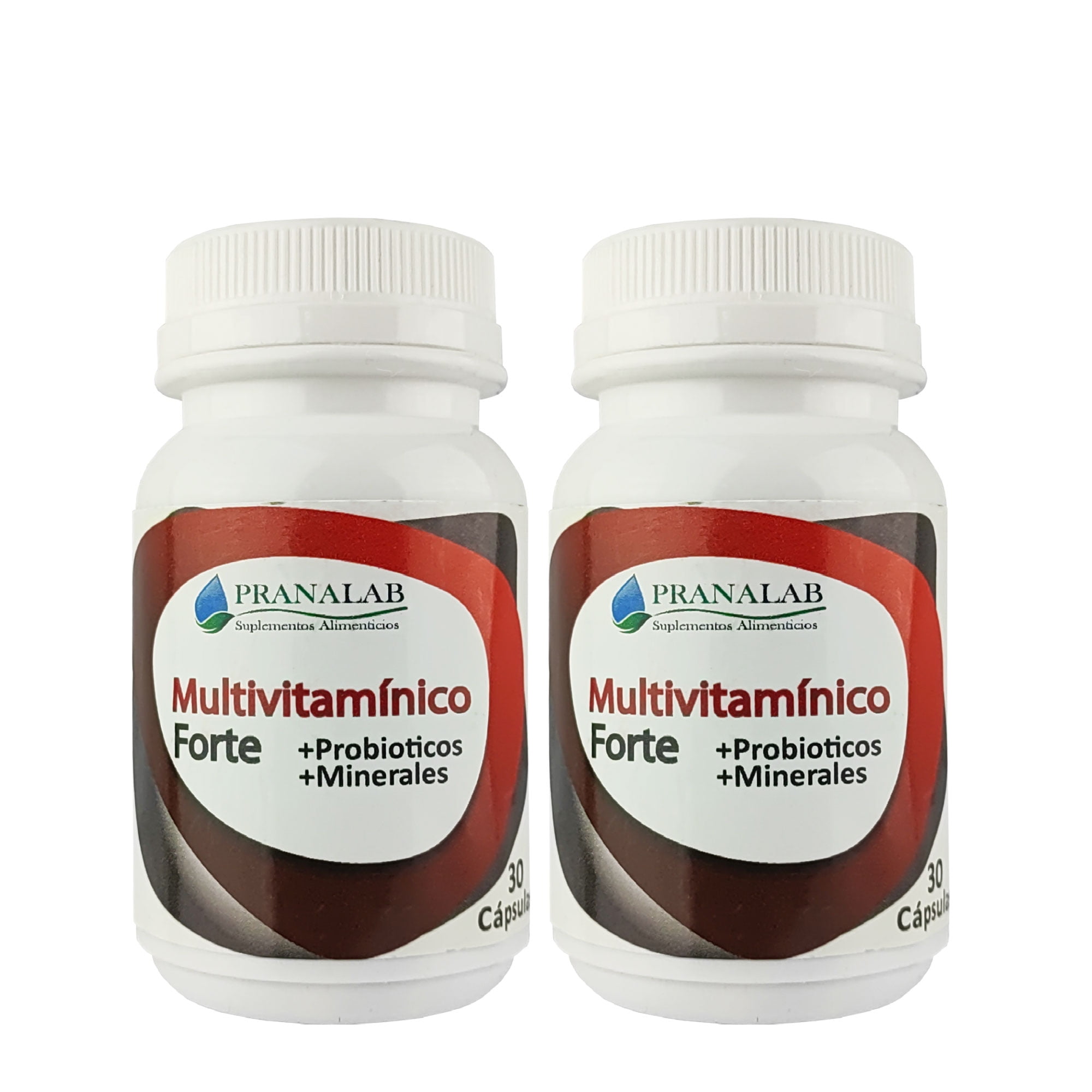Pranalab - Multivitamínico Forte (vitaminas, Minerales, Probióticos) X2