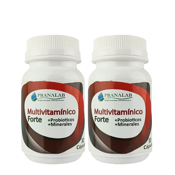 Multivitamínico Forte Pranalab Con Minerales Y Probióticos
