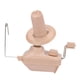thumbnail image 1 of Bobinadora de lana manual, práctica, de poco ruido, multiusos, ligera, bobinadora de lana de bricolaje para el hogar, bobinadora de hilo manual para f Caqui, 1 of 5