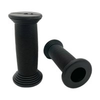 Magideal - 2 Piezas Puños Manillar Bicicleta Empuñaduras Tpe Para Bicicletas Infantiles Diseño Antideslizante Con Amortiguación Adecuados Para Niños Pequeños Pas Negro