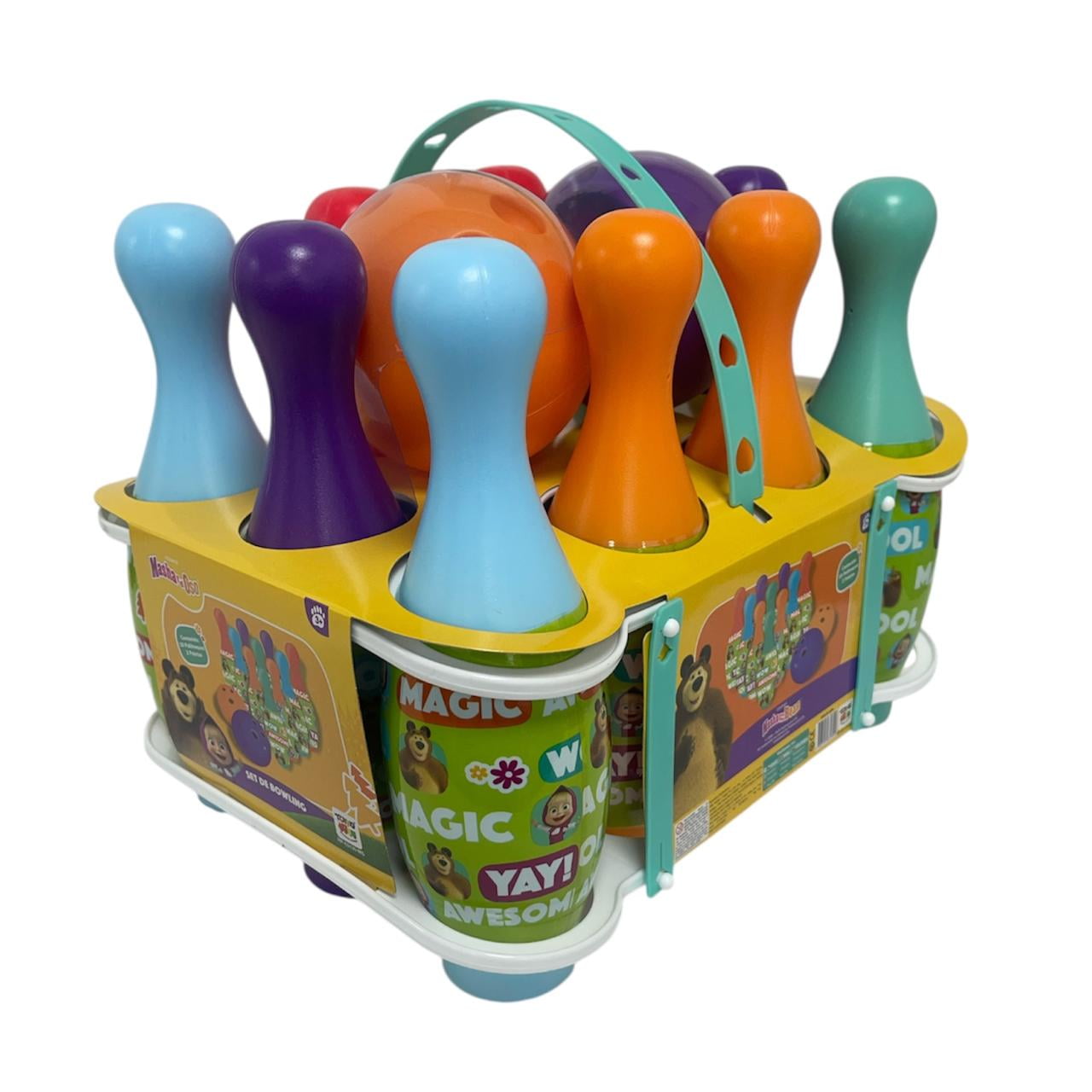 Toyng - Juguete Set De Bowling - Masha Y El Oso