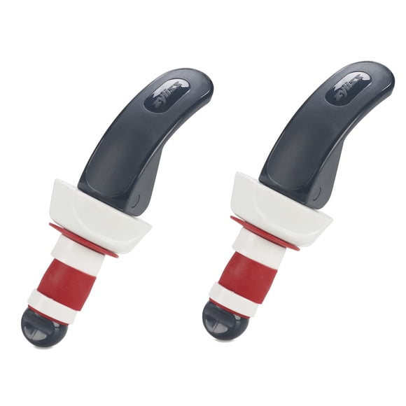 Tapón hermético Zyliss gris y rojo, pack de 2