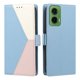 thumbnail image 4 of Funda Cartera para Motorola Moto G35 con Cierre Magnético, Tricolor, Azul Claro, 4 of 6