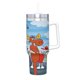 thumbnail image 2 of El Show de Rocky y Bullwinkle Vaso aislado de acero inoxidable con asa, diseño temático, regalo para familia, amigos y fans; incluye pajita y encaja en el portavasos estándar, 40 oz, 2 of 6