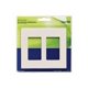 thumbnail image 1 of Plato de pared Leviton Decora SCREWLS de 2 elementos, color almendra claro, 1 of 2