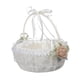 thumbnail image 2 of Cesta De Flores De Boda Cesta De Ni?a De Flores Elegante Blanca Para Ocasiones Especiales Rosa, 2 of 5