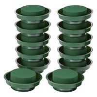 Bothyi - 12 Uds. Bloques Redondos De Espuma Floral, Ladrillos De Espuma Húmeda Para Decoración De Cumpleaños, Fiesta M