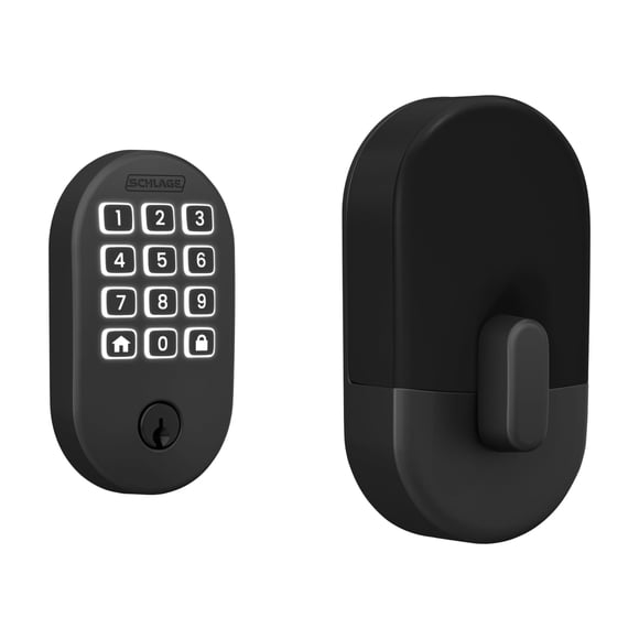 Cerradura Schlage Arrive BE459WB sin llave, WiFi, Alexa y Google