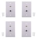 thumbnail image 4 of Conector Coaxial F De 4 Piezas, Conector Ethernet De Red RJ45, Toma De Placa De Pared, 4 of 5