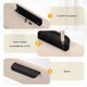 thumbnail image 4 of Uxcell 4 piezas de tiradores para gabinetes, tiradores de borde de aleación de aluminio de 6 pulgadas, tirador de dedo plano oculto para montaje trasero, negro, 4 of 7