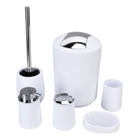 Genérico - Set Juego Accesorios Baño 6 Pzas Elegante Moderno Hogar Lau