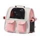 thumbnail image 3 of Mochila Para Gatos, Bolsa De Transporte Para Perros Y Gatos, Para Caminar, Uso Al Aire Libre, Rosa, 3 of 5