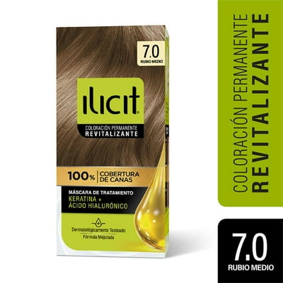 Coloración Cabello 7/0 Rubio Medio 45 G Ilicit