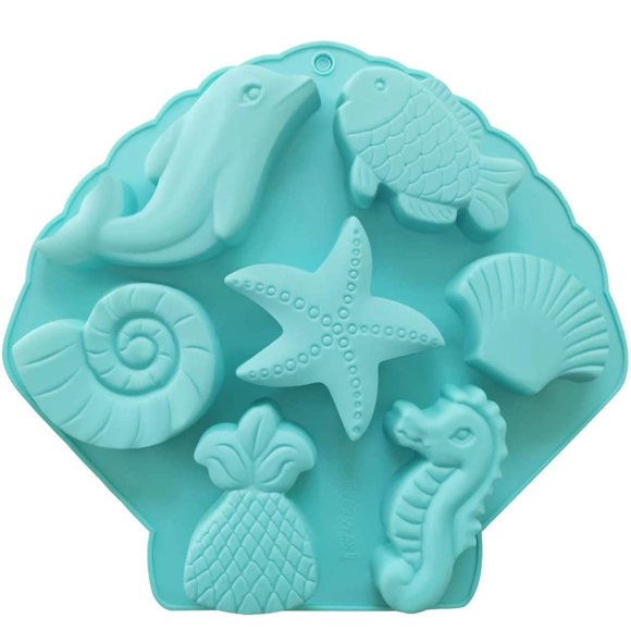 Molde de Silicona Palksky para Animales del Océano – Color Aleatorio