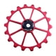 thumbnail image 1 of Bicicleta Desviador Trasero Polea MTB Rodamiento De Cerámica Rueda Jockey Rojo, 1 of 5