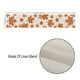 thumbnail image 3 of 1pc Autumn Maple Leaf Pumpkin Polka Dot Orange Home Decoration Table Flag 13inx72in, 3 of 4