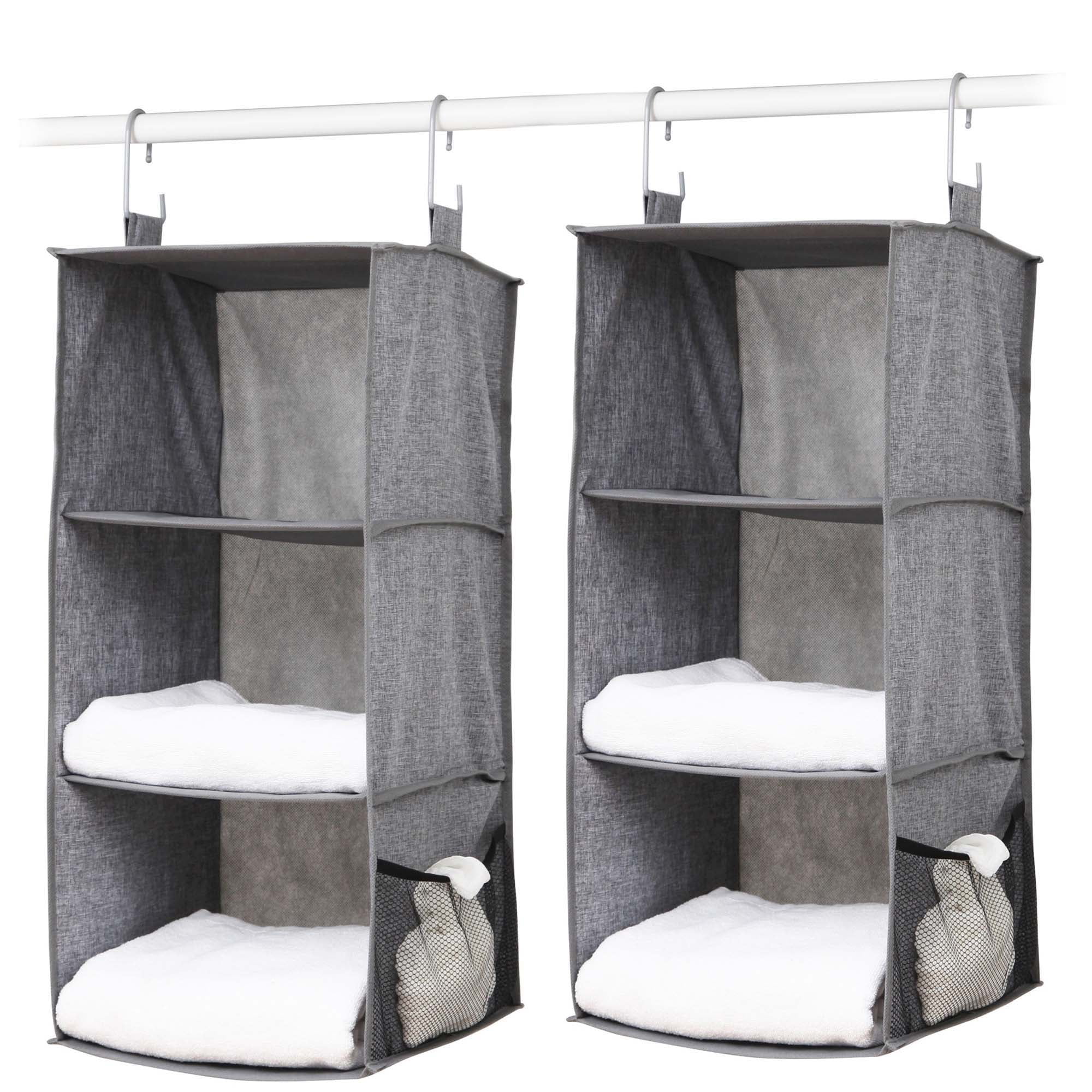 Carry All - Pack 2 Organizadores Colgantes De Ropa 3 Niveles Closet