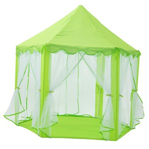 Magideal - Tienda De Juegos Princess Castle, Tienda De Juegos Hexagonal, Tienda De Campaña Plegable Portátil Para Niños, Juguete De Fácil Instalación Para Guarde Verde