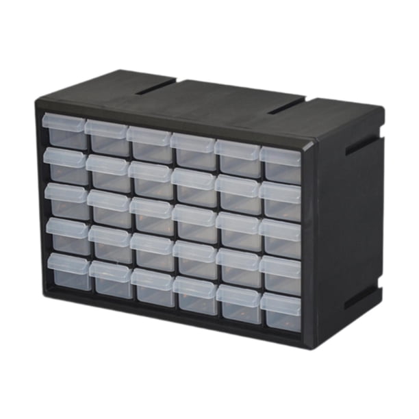 Cajón organizador de armario de almacenamiento, organización de garaje, baño, contenedor para el hogar, caja de herramientas para Hardware, pernos de 30 cajones