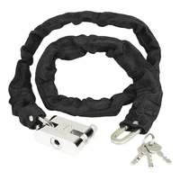 Genérico - Cadena De Seguridad Y Candado Para Moto Bicicleta 60 Cm