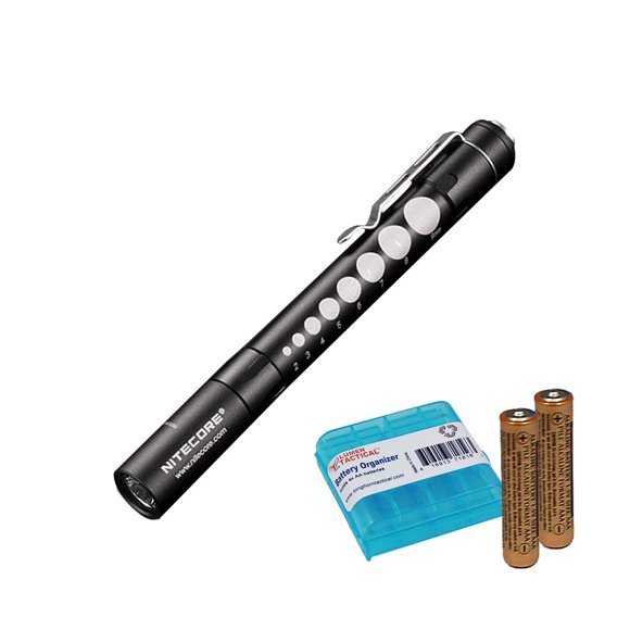Linterna Penlight Nitecore MT06MD, 180 lúmenes LED, color negro