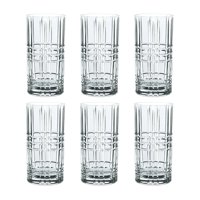 Importclick - Set 6 Vasos Vidrio Ceuta 350 Ml