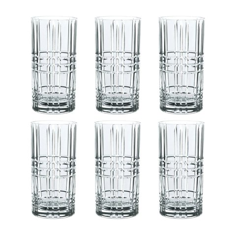 Importclick - Set 6 Vasos Vidrio Ceuta 350 Ml