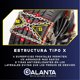 thumbnail image 3 of Cadenas Para Nieve Auto Galanta Set x6 225-275mm Acero Tipo X Universal, 3 of 3