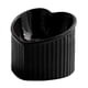 thumbnail image 1 of Cuenco de cerámica para gatos con boca oblicua y protección para el cuello y las patas altas, cuenco para comer y beber, antigolpes y antibarbilla negra., 1 of 5