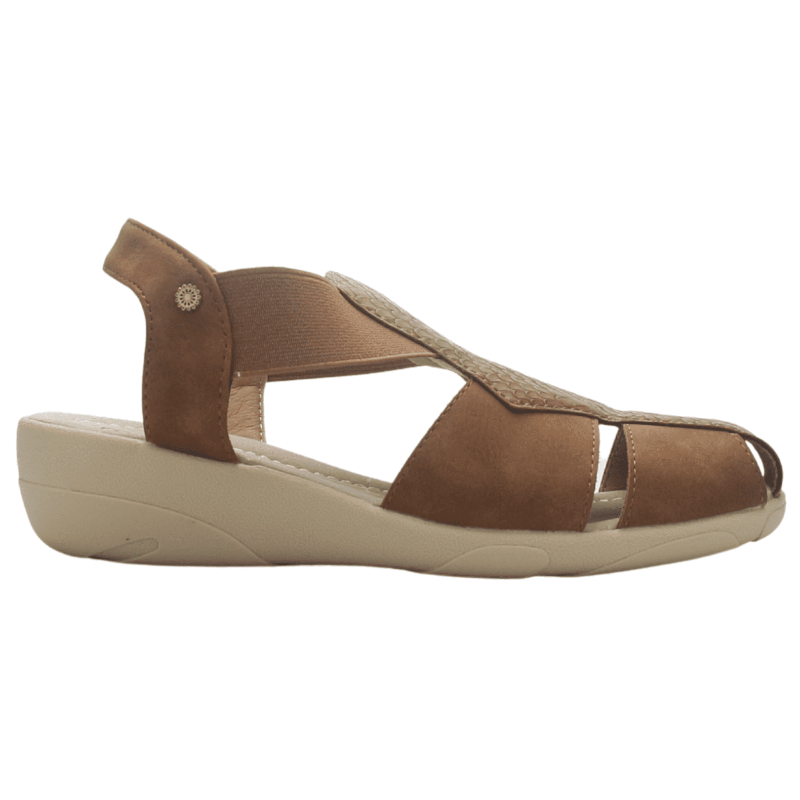 Sandalia De Mujer De Color Café Casual Chalada Mira-2