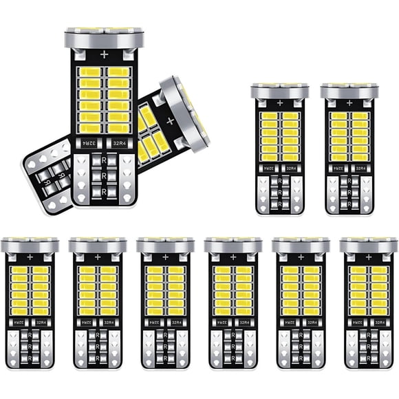 Ampolleta Led T10 6500k 3014 Chip 34smd 12v 10u