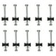 thumbnail image 2 of 10 piezas de tornillos fijación, piezas de repuesto, herramienta de estabilidad , accesorios de resistentes , GRANDE Largo, 2 of 5