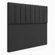 thumbnail image 1 of Respaldo De Cama 2 Plazas Gris Oscuro Turin, 1 of 3