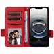 thumbnail image 5 of Funda Cartera para iPhone 16E Tapa Flip con Ranuras y Soporte Rojo, 5 of 5