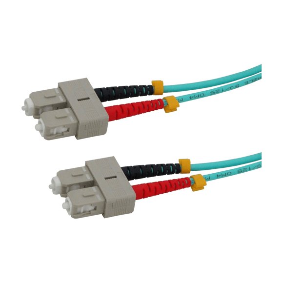 JF4CC3 LSZH 3 metros SC-SC OM4 Multimodo MM Dúplex Latiguillo de Fibra 50/125µm 3,0mm