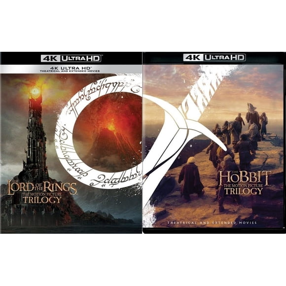 Trilogía de Películas 4K Ultra HD VOVAQI El Señor de los Anillos y El Hobbit