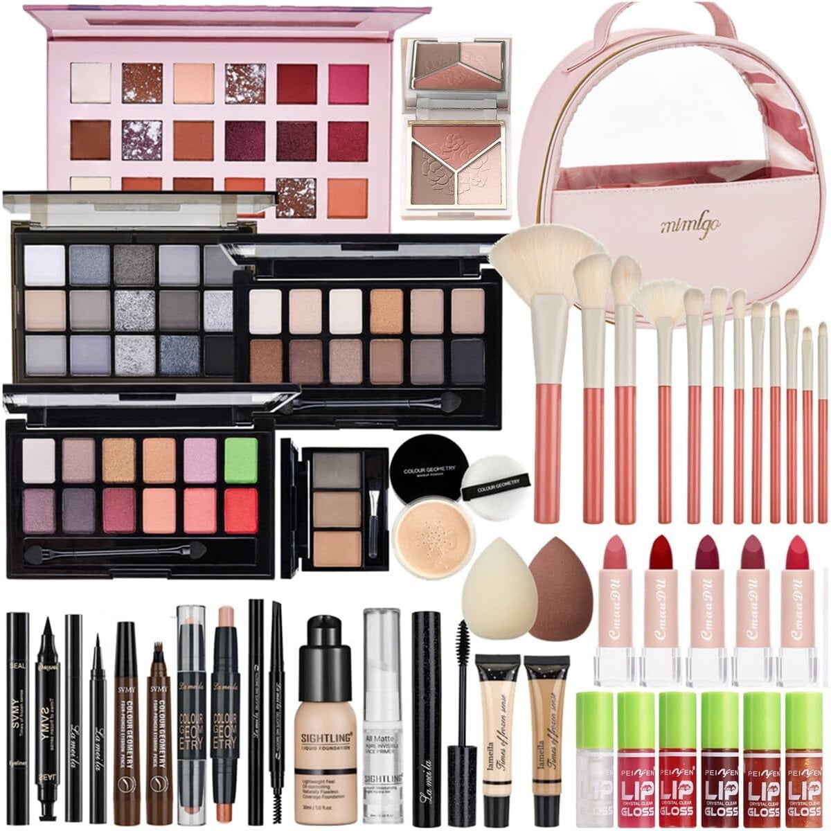 Set Maquillaje Sightling All In One Completo Viaje