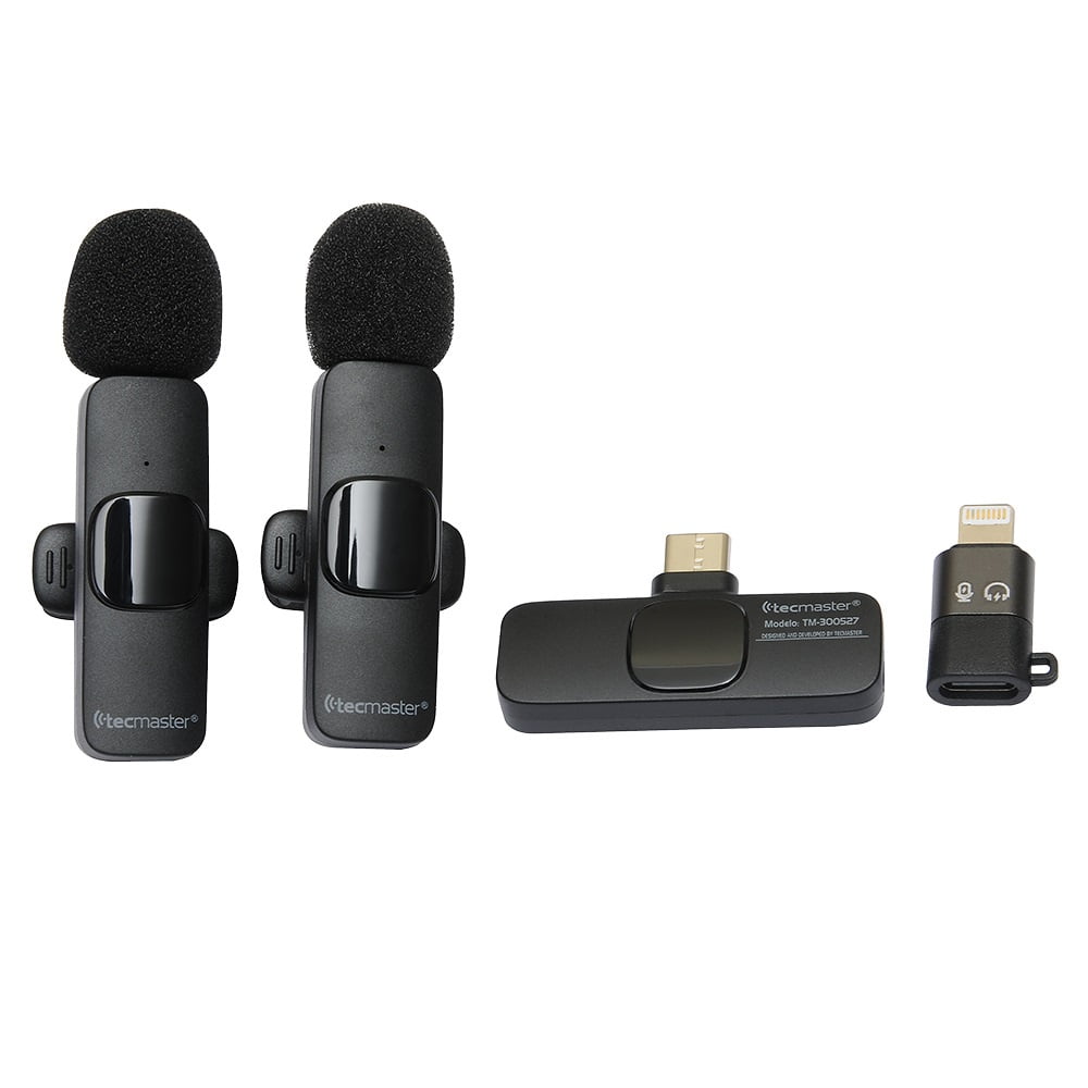 Tecmaster - Micrófono Dual Para Iphone Y Android
