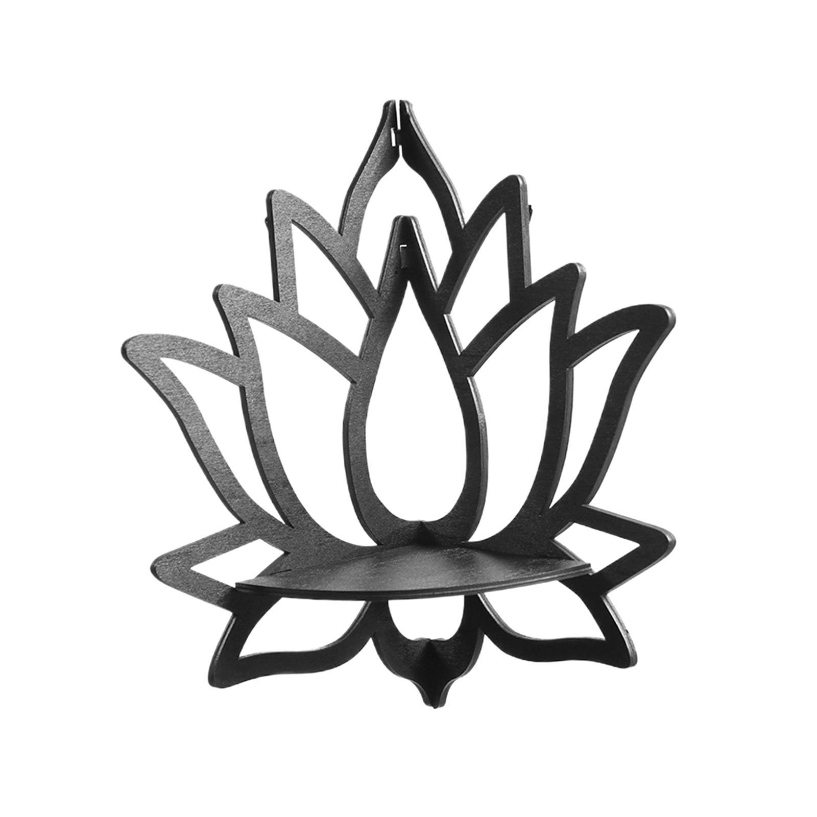 Bothyi - Estante Esquinero Con Flor De Loto, Estante Esquinero Para Dormitorio, Regalo, Oficina Y Mujer