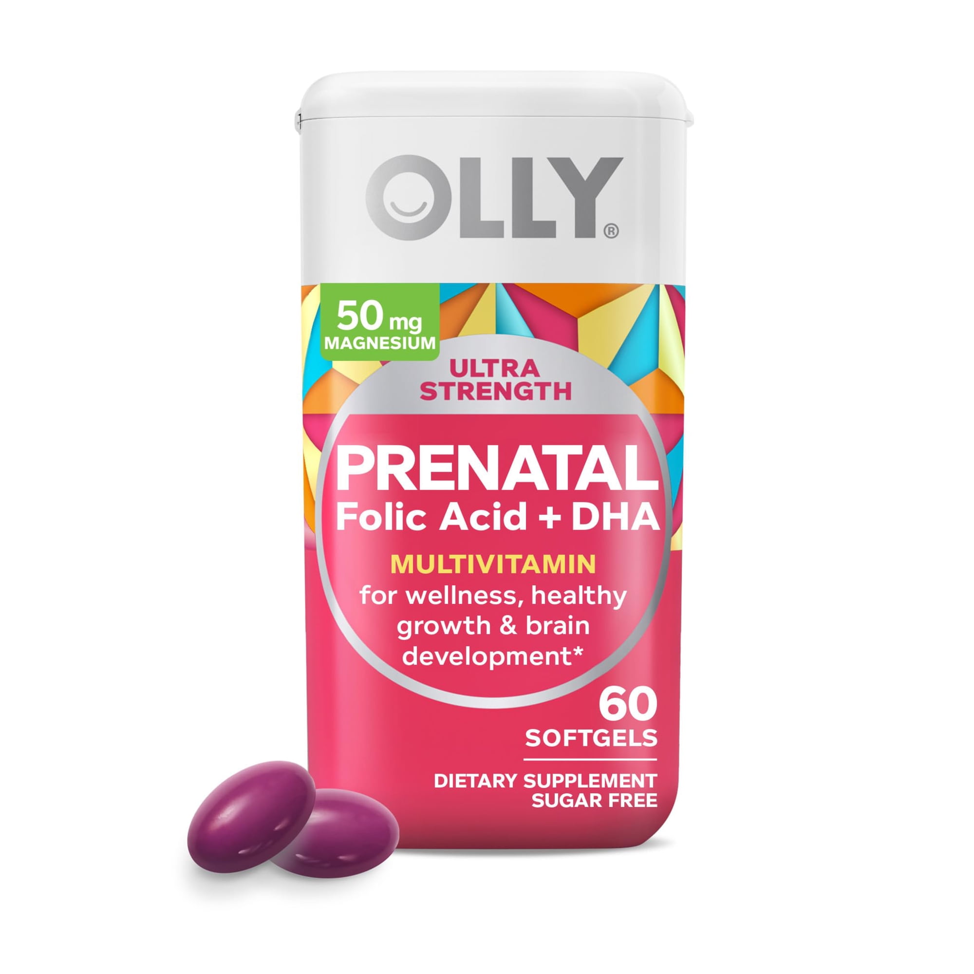 Multivitamínico Prenatal Olly Ultra Strength, Suministro De 30 Días