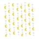 thumbnail image 5 of Guirnalda Bunting Banner Eid Mubarak Boda Brillante Decoración 4m Oro Plata, 5 of 5