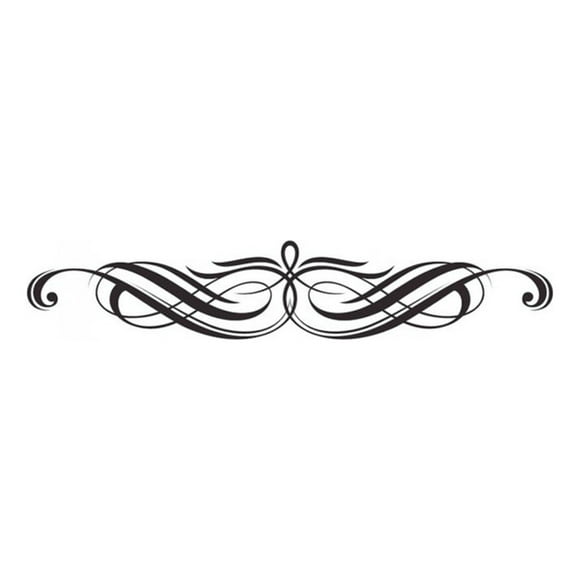 Decomural Swirl Bow Decorative Headboard WS-15388