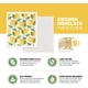 thumbnail image 5 of Paños de cocina suecos con estampado de limón, reutilizables, ecológicos y compostables, esponja de celulosa absorbente, paquete de 6, 5 of 5